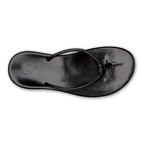 OLUKAI Women's Huawai Sandals - Full-Grain Leather, Wet Grip Rubber & Comfort