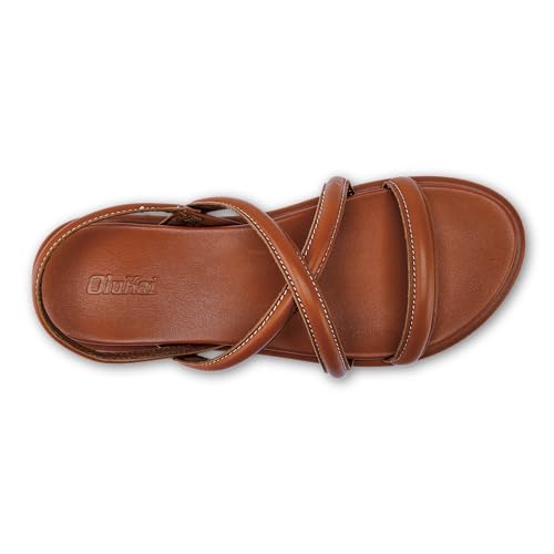 Women's OLUKAI Tiare Strappy Sandals - Premium Leather Comfort
