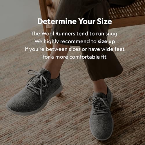 Allbirds Men’s Wool Runners, Natural Materials, Machine Washable